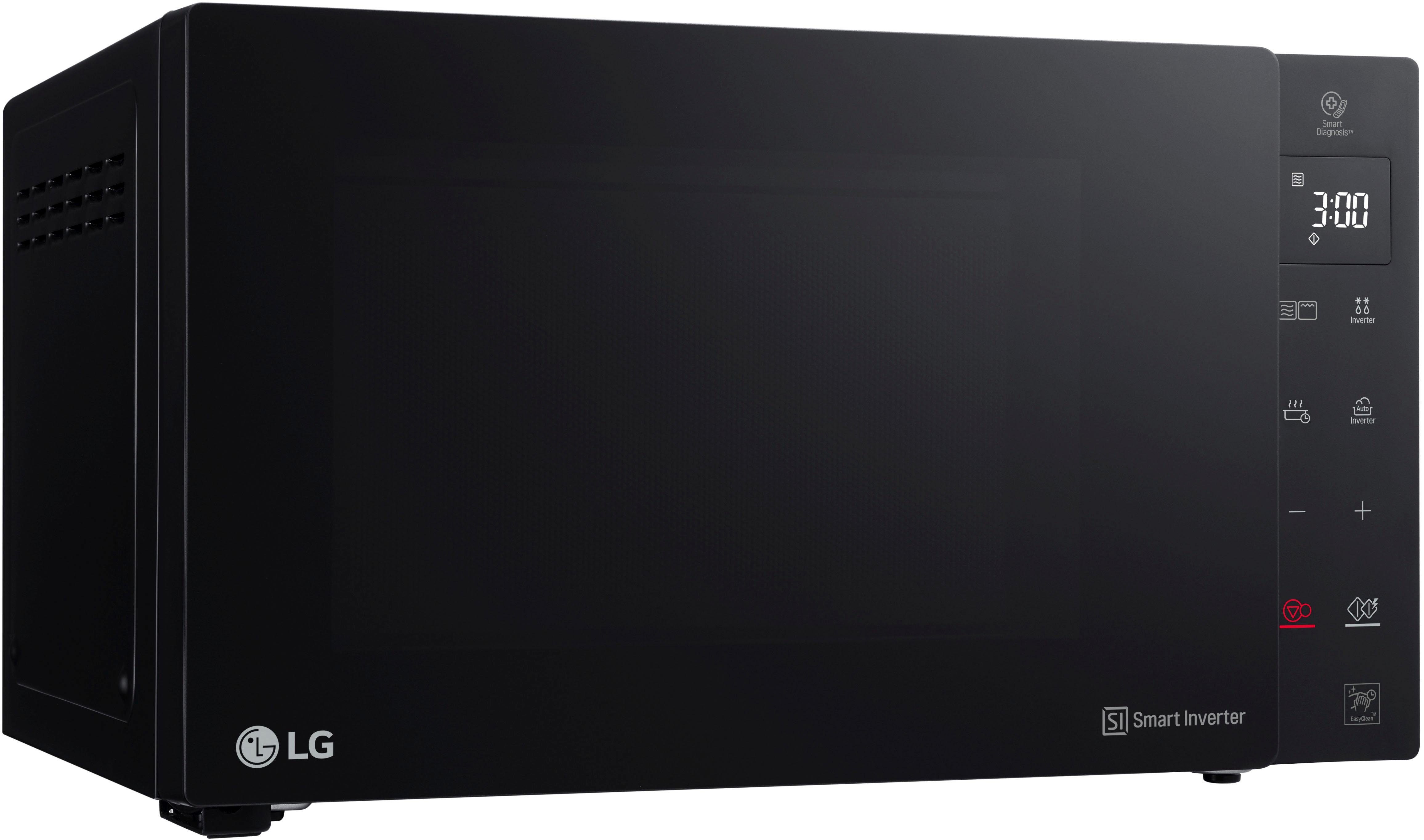 LG Mikrowelle MH 6535 GIS, Grill, 25 l, Smart Inverter Technologie, echte Glasfront