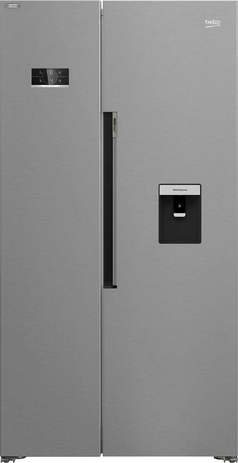 BEKO Side-by-Side GN163241XBN, 179 cm hoch, 91 cm breit