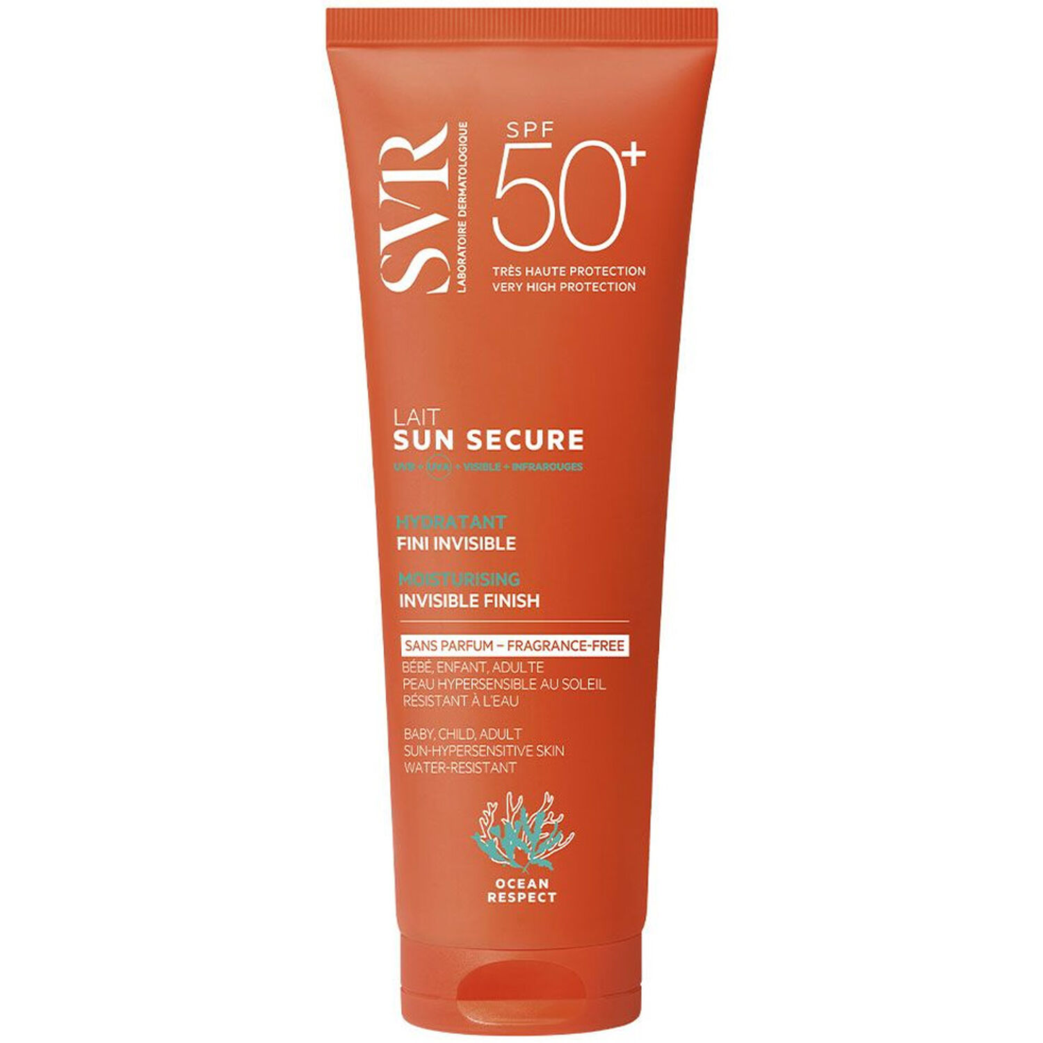 SVR SUN SECURE SPF50+ Lait Hydratant Sans Parfum