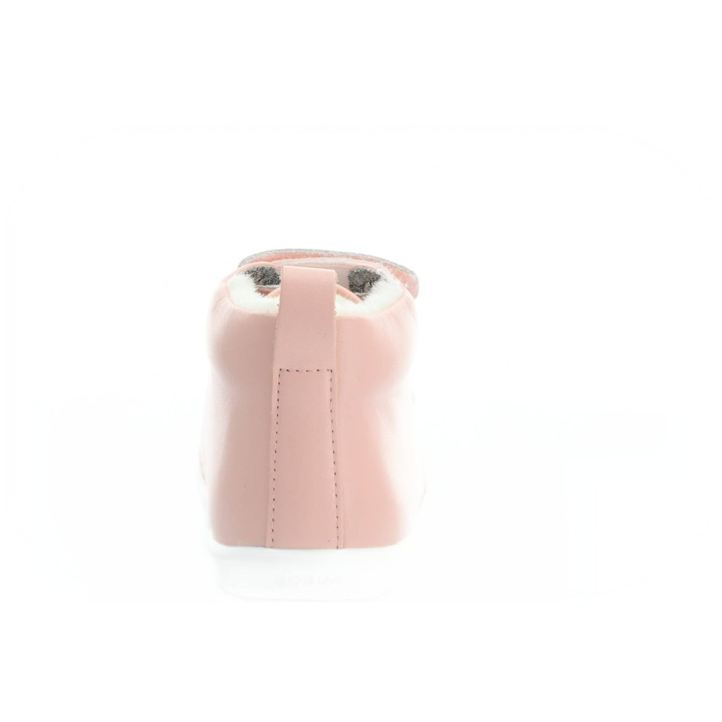 Bobux Hi Court Switch Arcitc Seashell (Silver metal/White) rosa gefütterte Stiefeletten