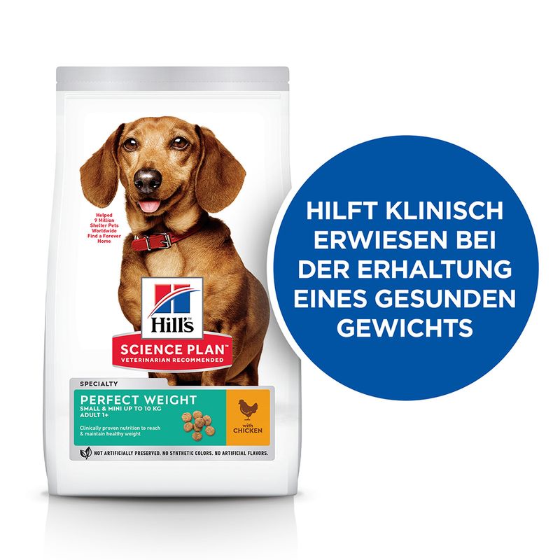 Hill's Science Plan Adult 1+ Perfect Weight Small & Mini | bitiba