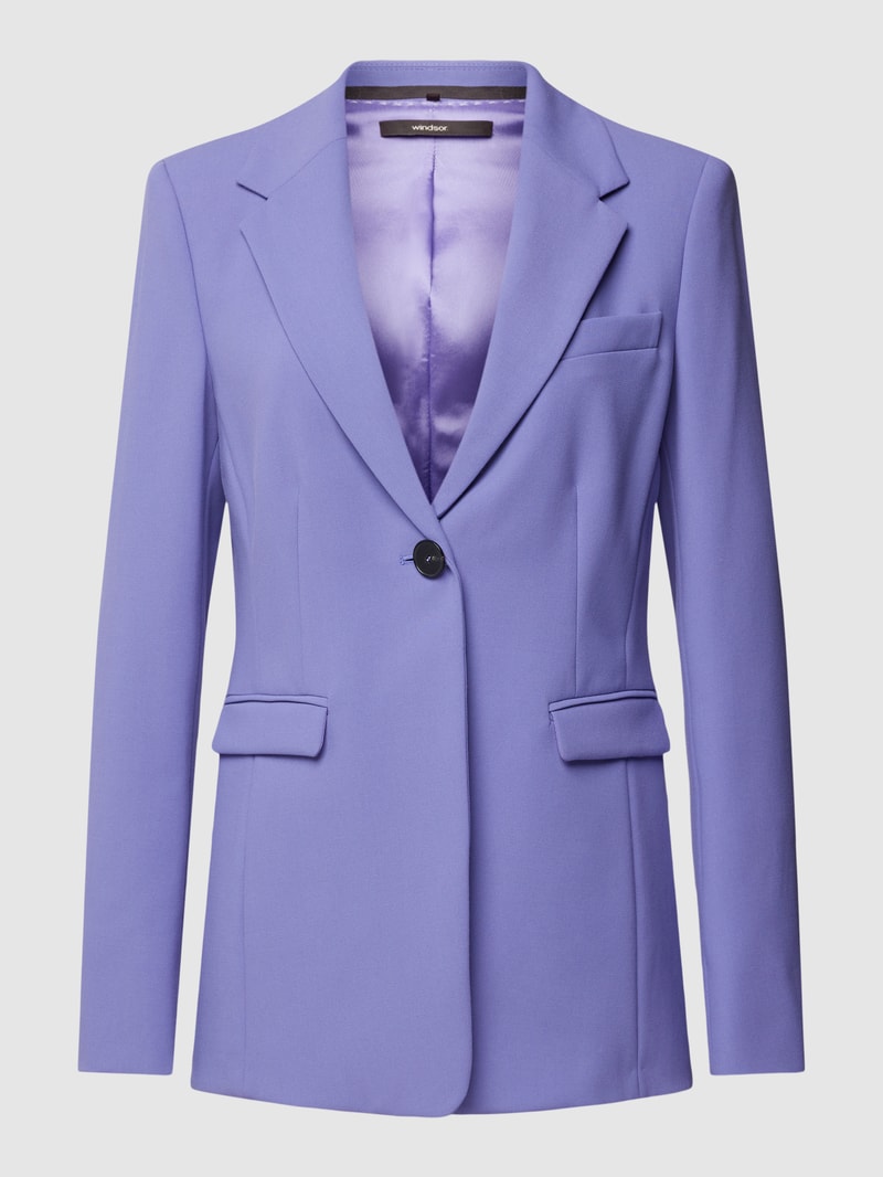 Blazer mit Reverskragen in lila
