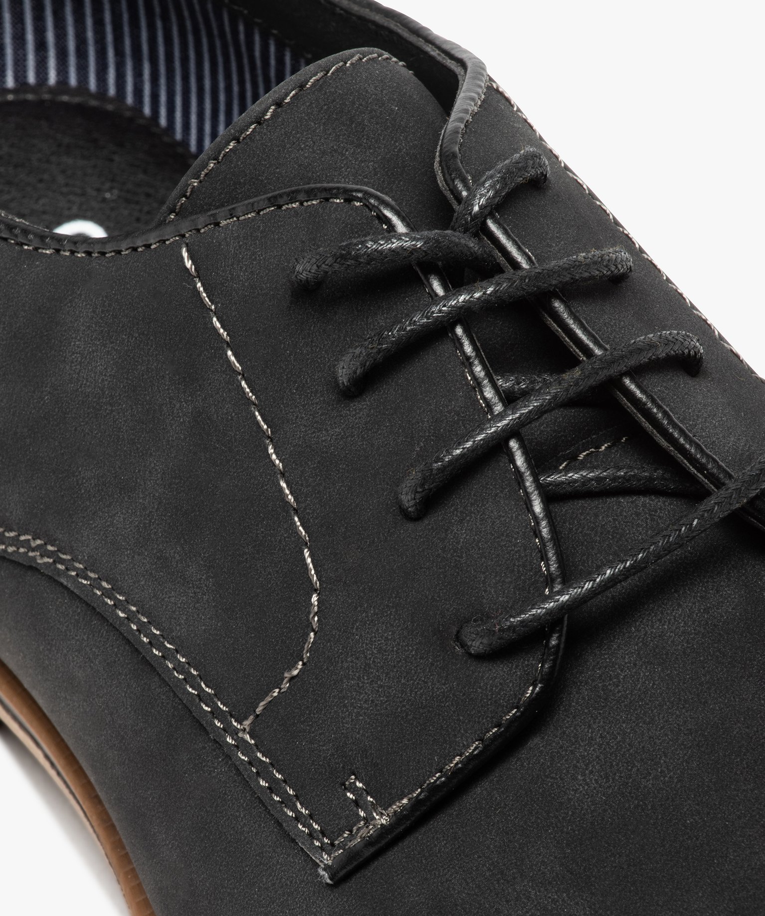 Derbies homme unis en matière mate gris | GEMO