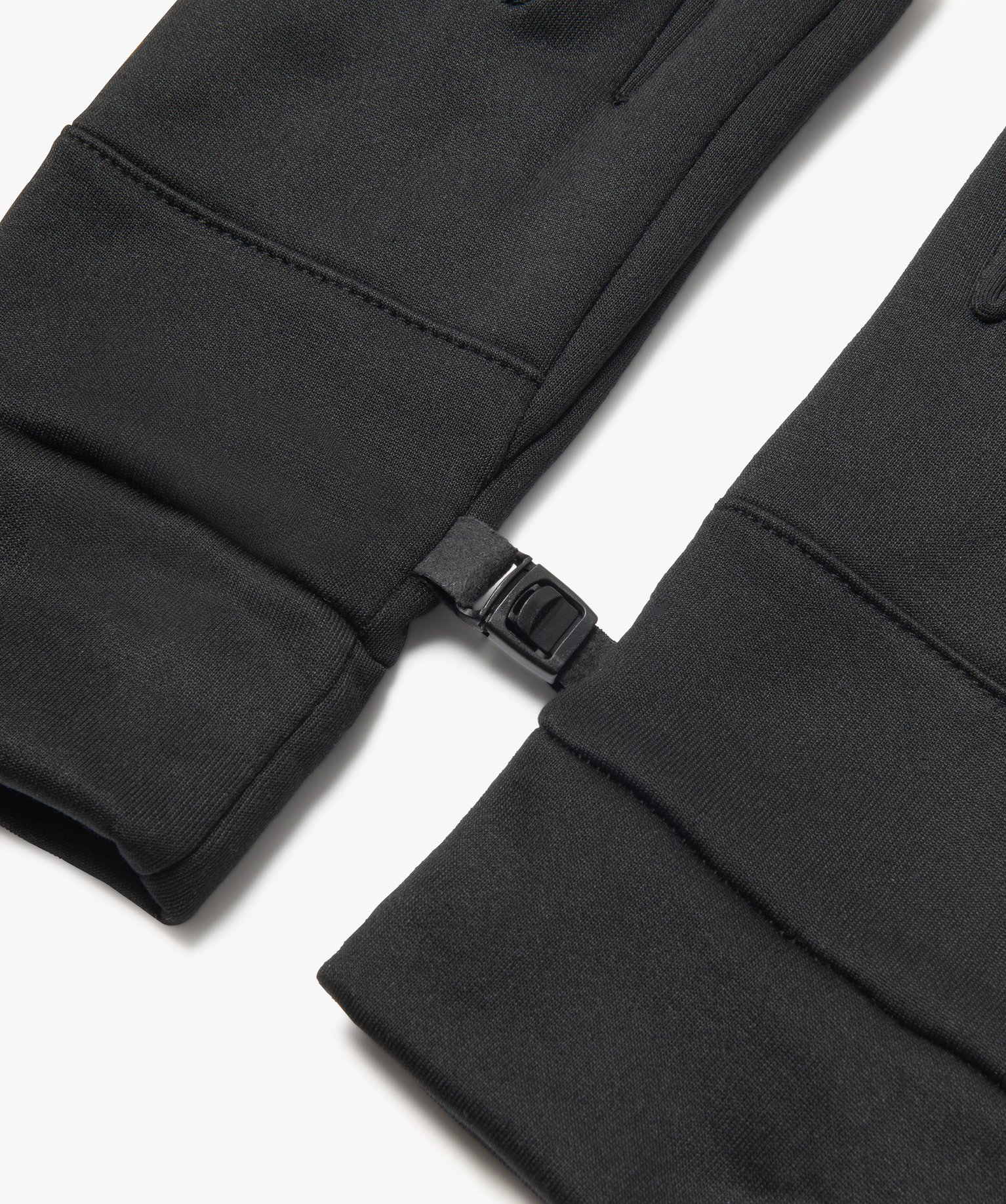 Gants homme doublés polaire compatibles écran tactile noir | GEMO