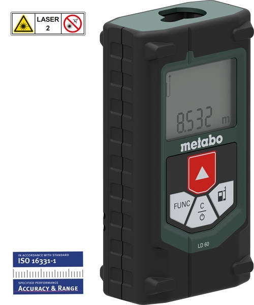 Metabo 606163000 LD 60 laserový dálkoměr 60 metrů