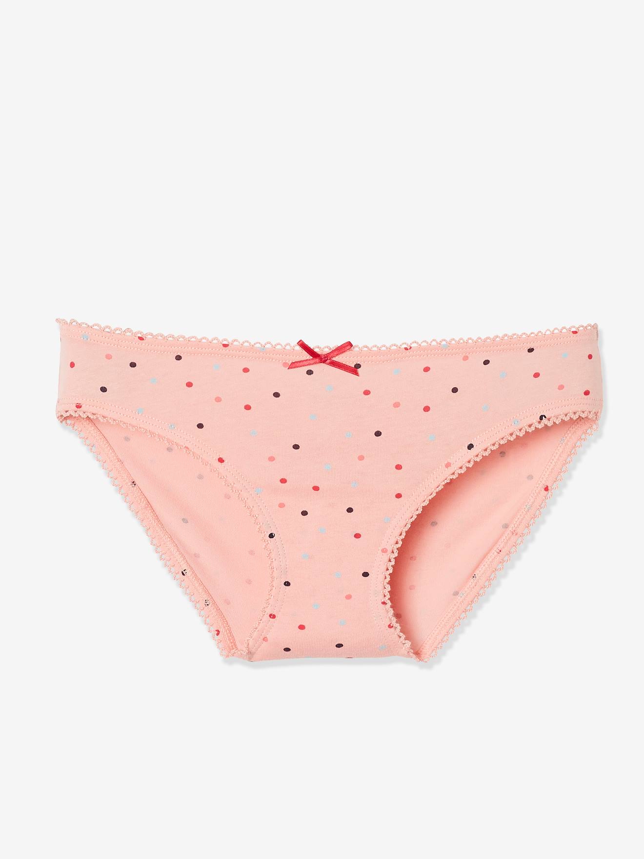 Lot de 7 culottes fille semainier BASICS lot ivoire