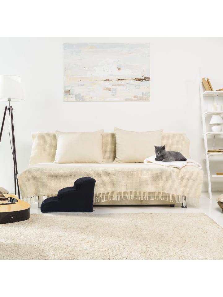 relaxdays Hundetreppe in Schwarz - (B)41 x (H)33 x (T)54 cm günstig kaufen onesize