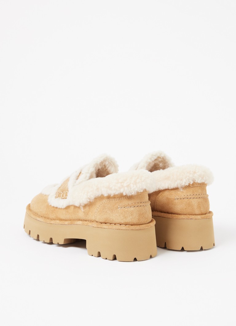 Mocasini Sandro din piele de oaie