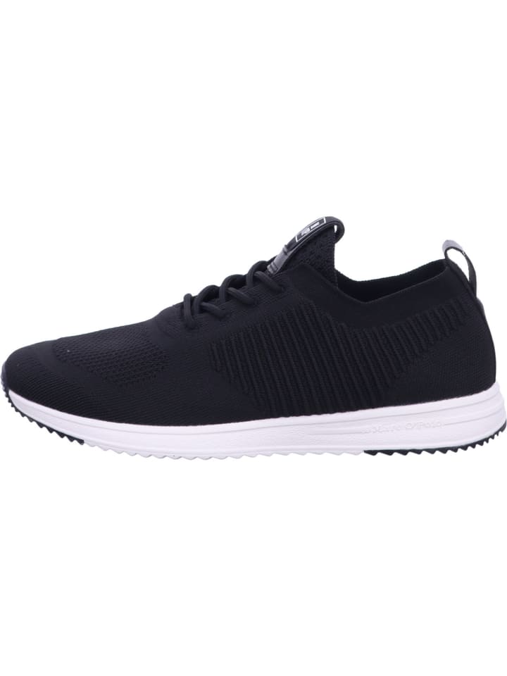 Marc O'Polo Schnürschuhe Recycled Fabric / SNEAKER / Knit in Schwarz günstig kaufen
