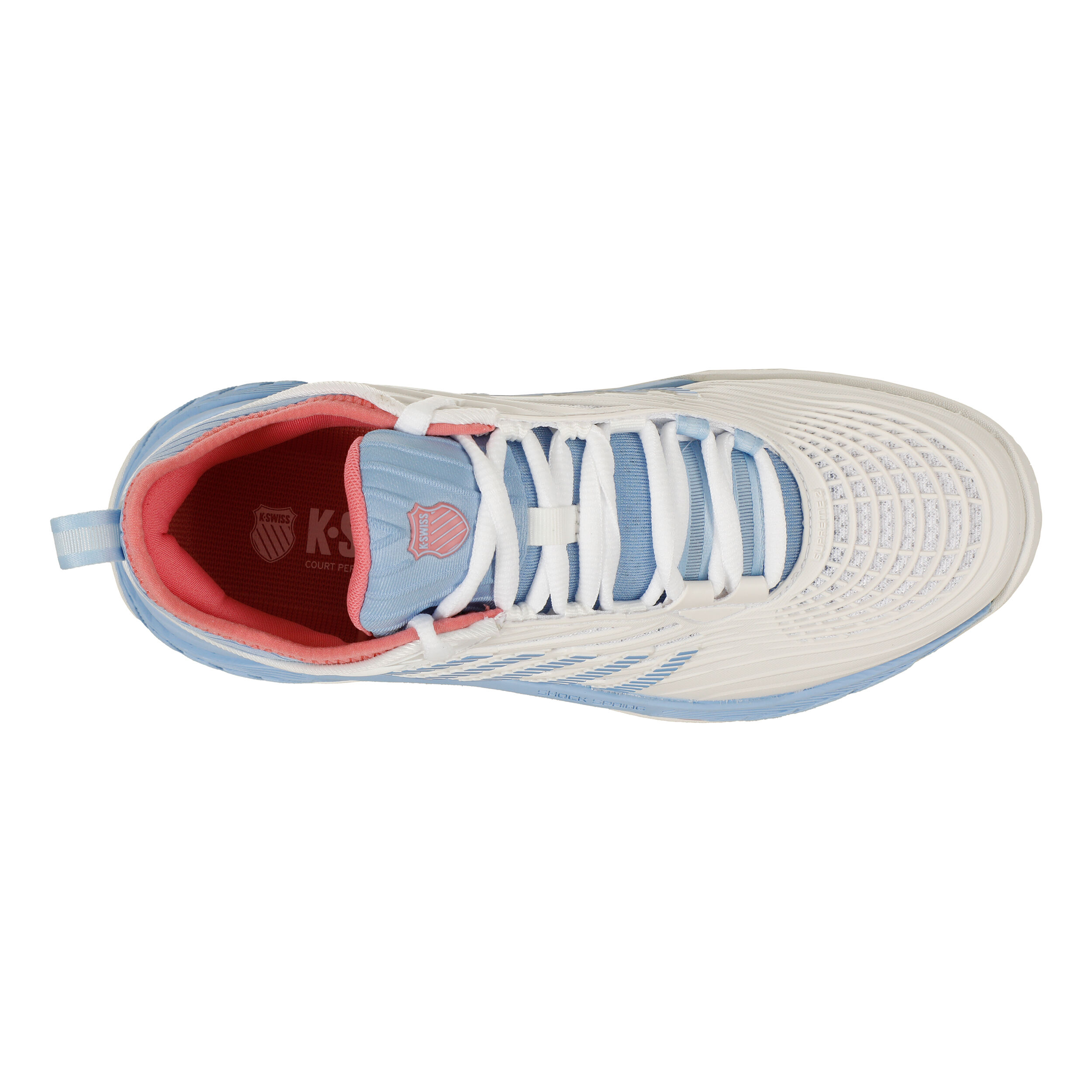 Hypercourt Supreme 2 CLAY Sandplatzschuh Damen - Weiß, Lila