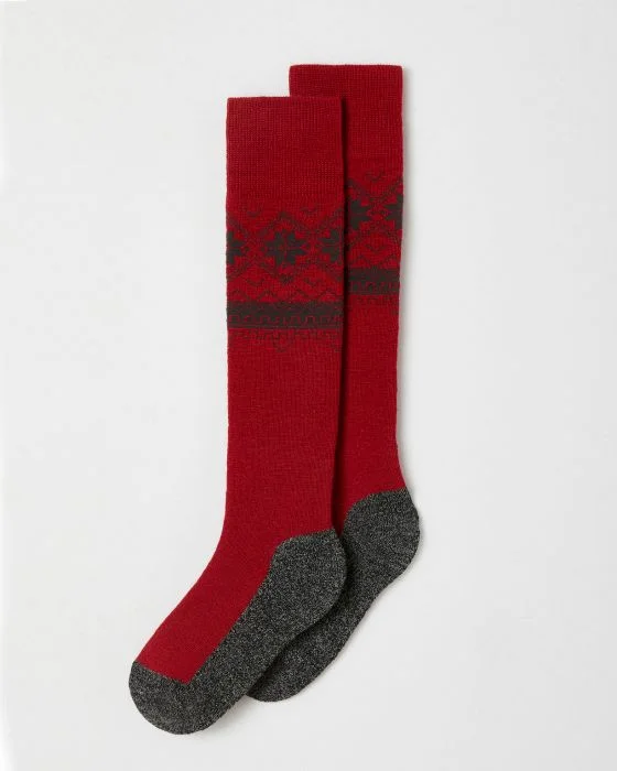 Chaussettes hautes de ski mixtes maille chaude Thermolactyl
