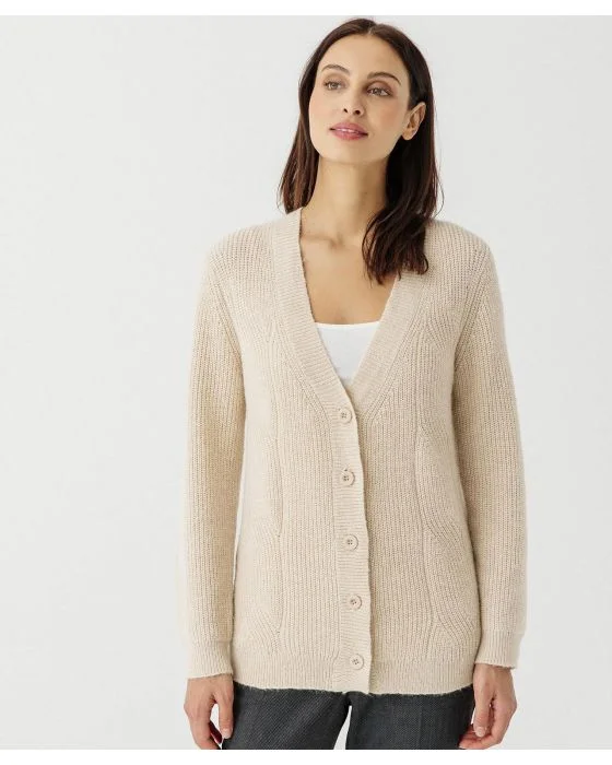 Gilet mélange alpaga