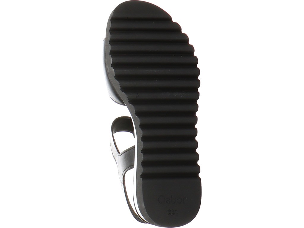 GABOR Klassische Sandalen schwarz