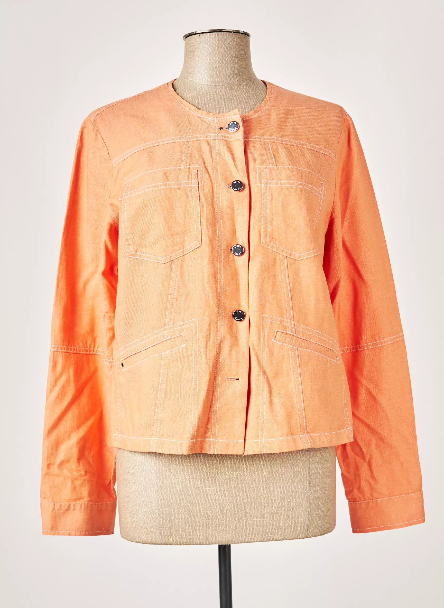 Diane Laury Vestecasual Femme couleur orange