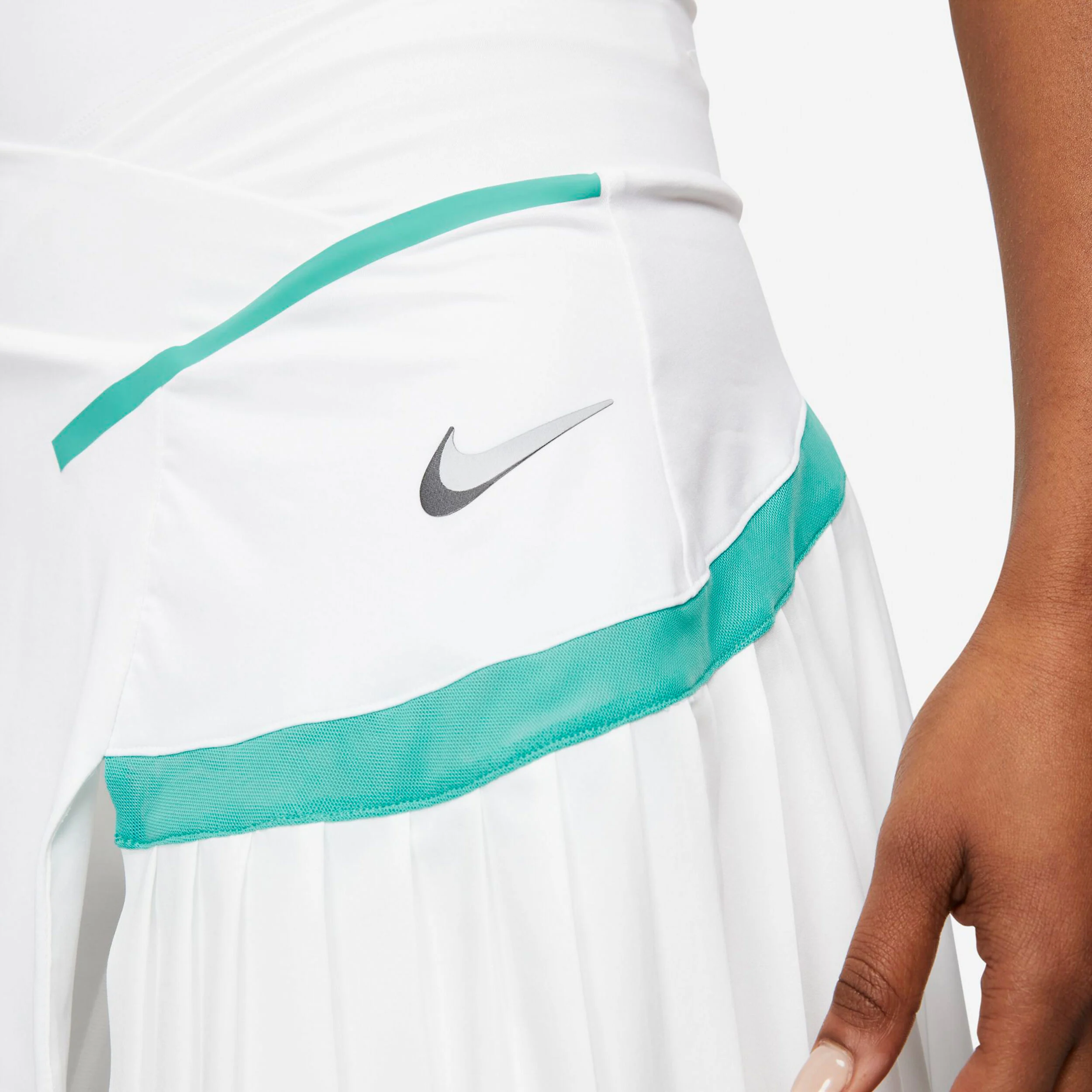Court Dri-Fit Rock Damen - Weiß, Türkis
