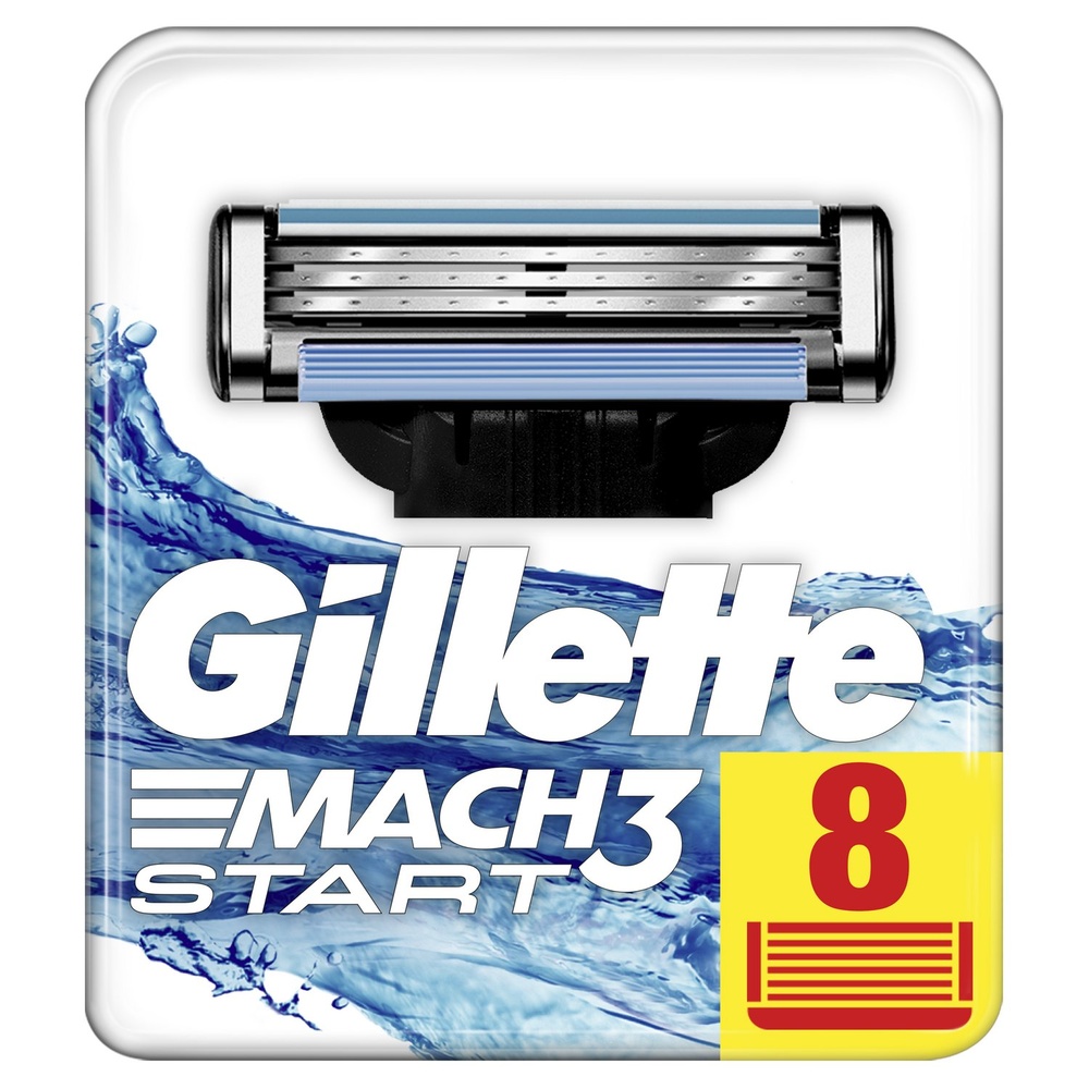 gillette Gillette Mach3 Start Lames De Rasoir x 8 Lames de Rasoir
