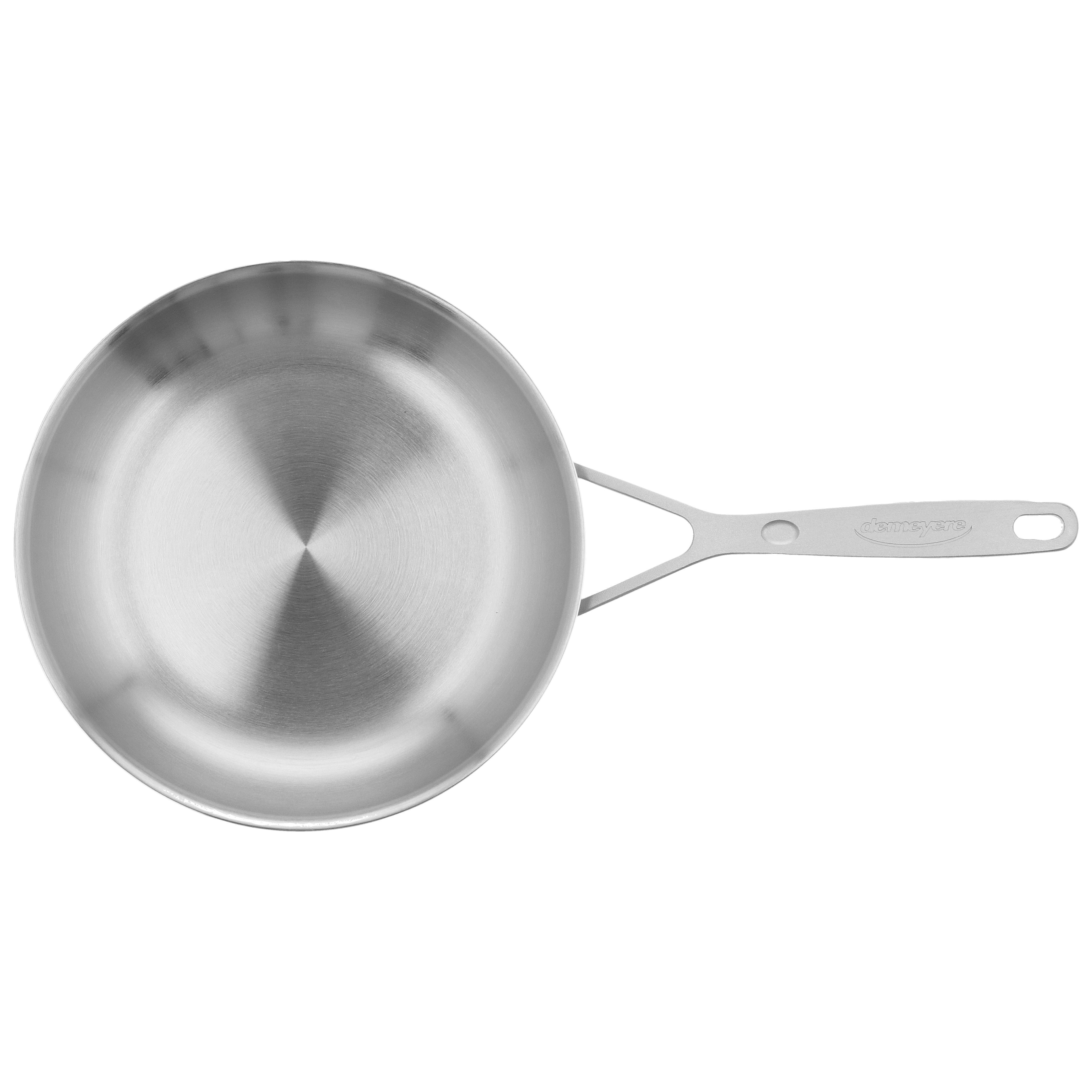 Bratpfanne 24 cm, 18/10 Edelstahl, Silber