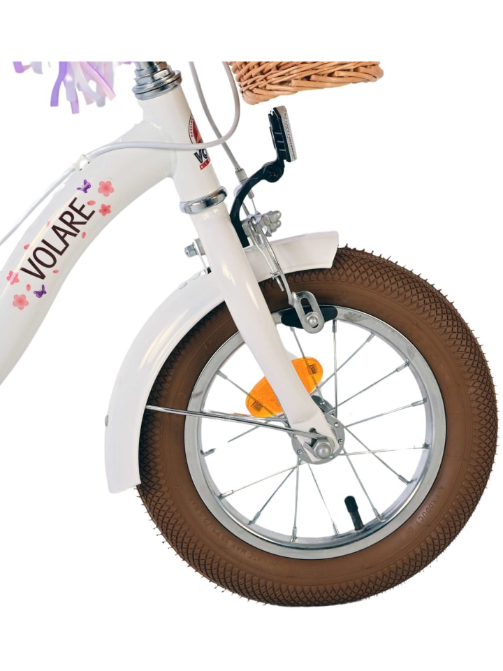 Volare Kinderfahrrad Blossom für Mädchen 12 Zoll Kinderrad in Weiß 3 Jahre günstig kaufen onesize