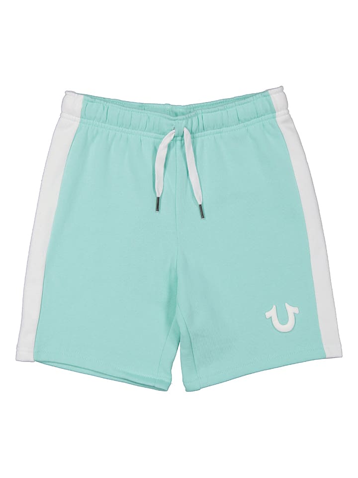True Religion Sweatshorts in Türkis günstig kaufen