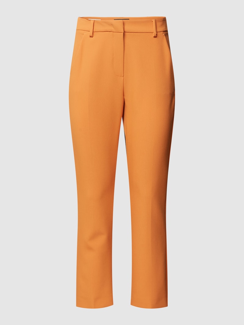 Hose mit Bügelfalten Modell 'RANA' in orange