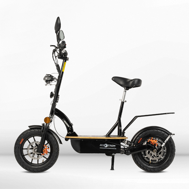 PATINETE ELCTRICO RENTON 1200W, PLEGABLE Y CON SILLN, COLOR NEGRO