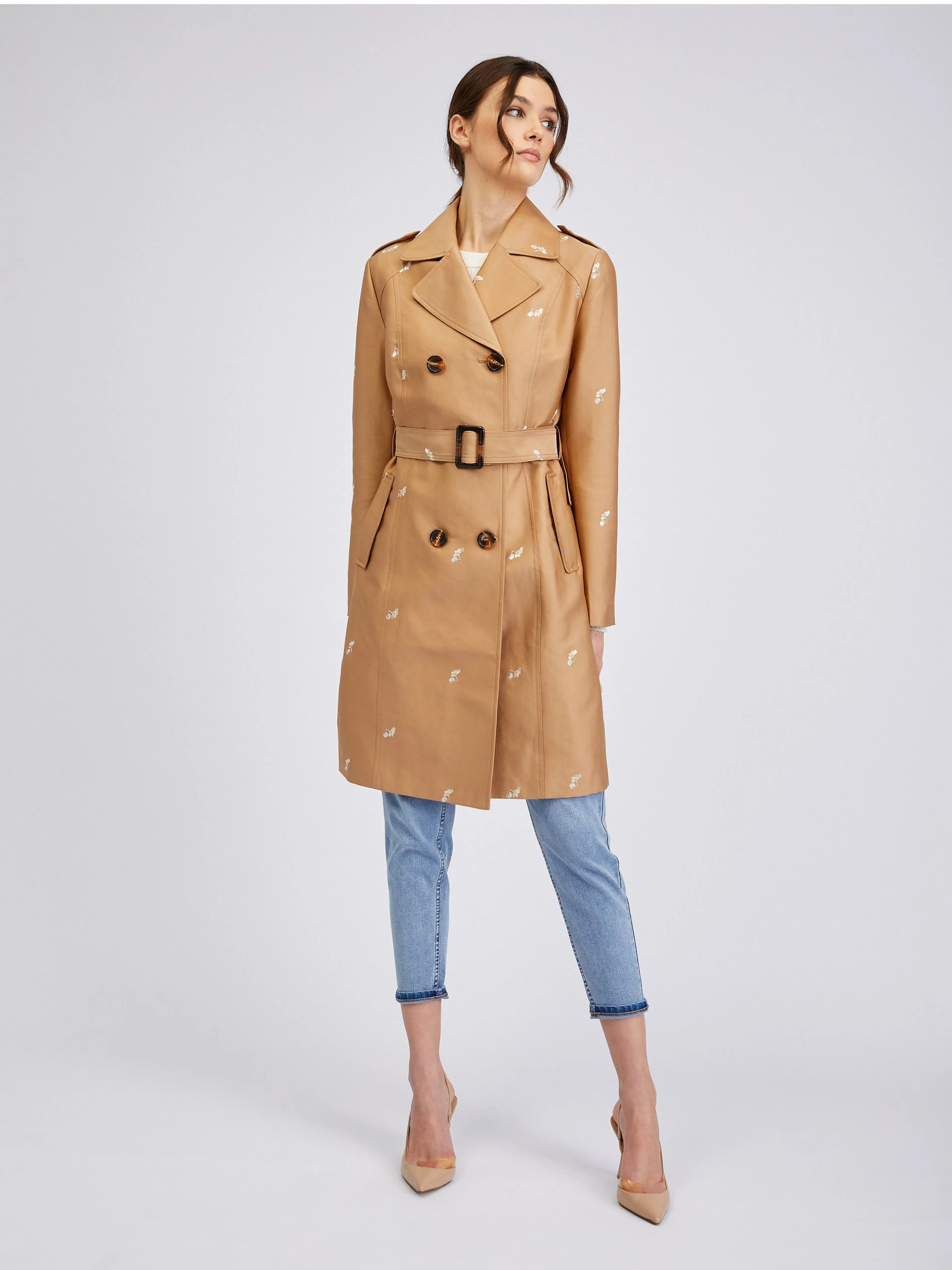 Hellbrauner Damen-Trenchcoat ORSAY