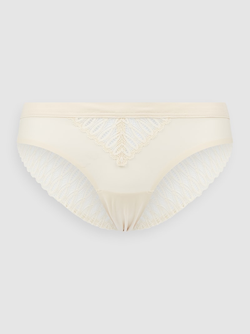 String mit Kontrasteinsatz Modell 'Aura' in offwhite