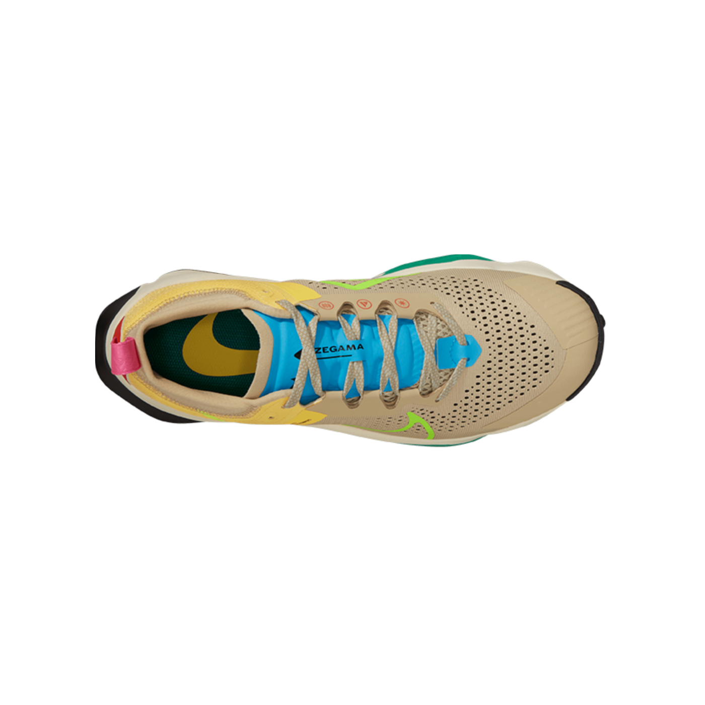 Nike ZoomX Zegama Trail Gold Grün F700