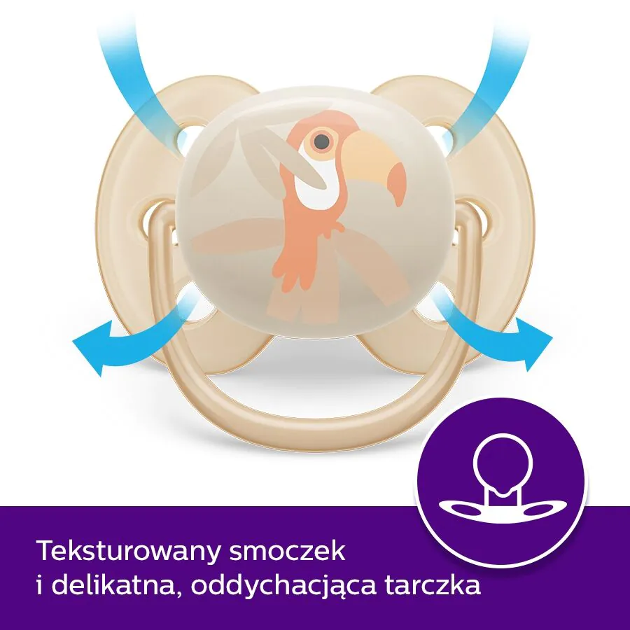 Avent itin minkštas čiulptukas 0-6, neutralus