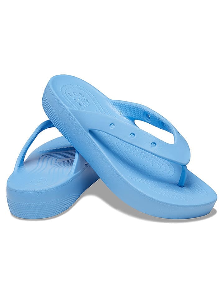 Crocs Zehentrenner in Hellblau günstig kaufen 36/37