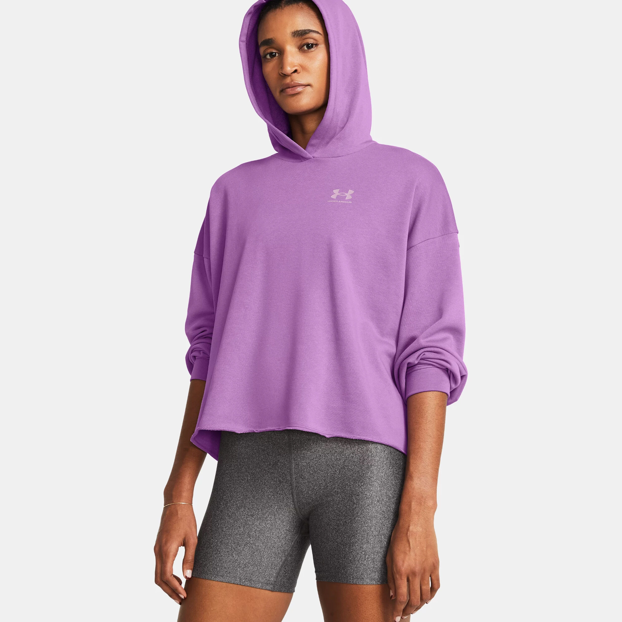 Trival Terry OS Hoody Damen - Lila