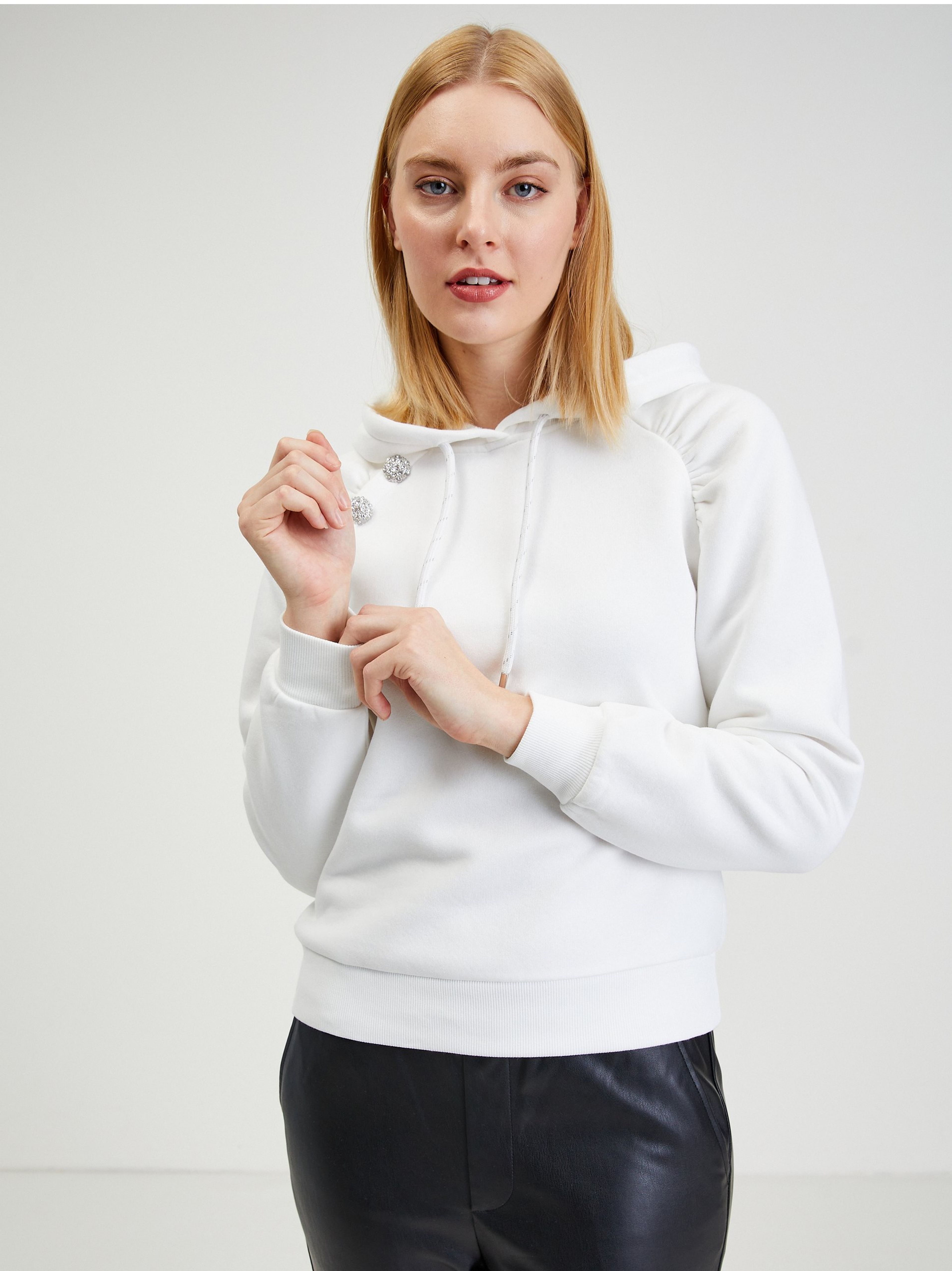 Weißer Damen Hoodie ORSAY