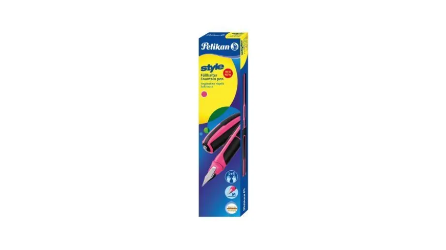 Pelikan Füllhalter Style Neon Feder M neonpink