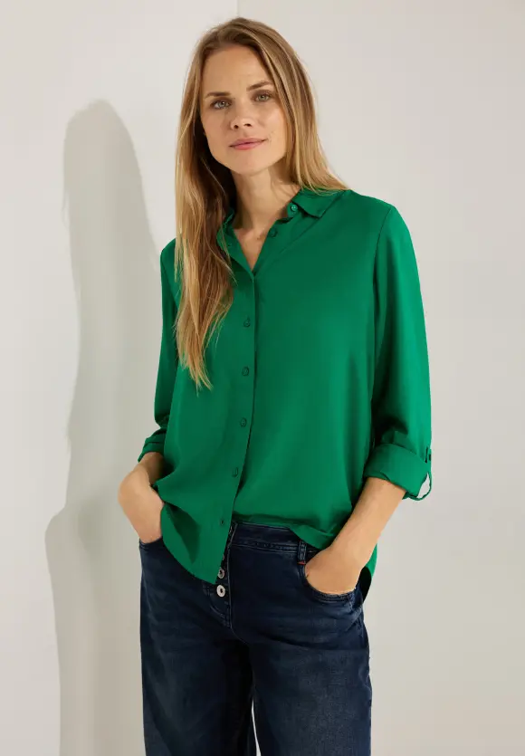 CECIL Bluse in Unifarbe
