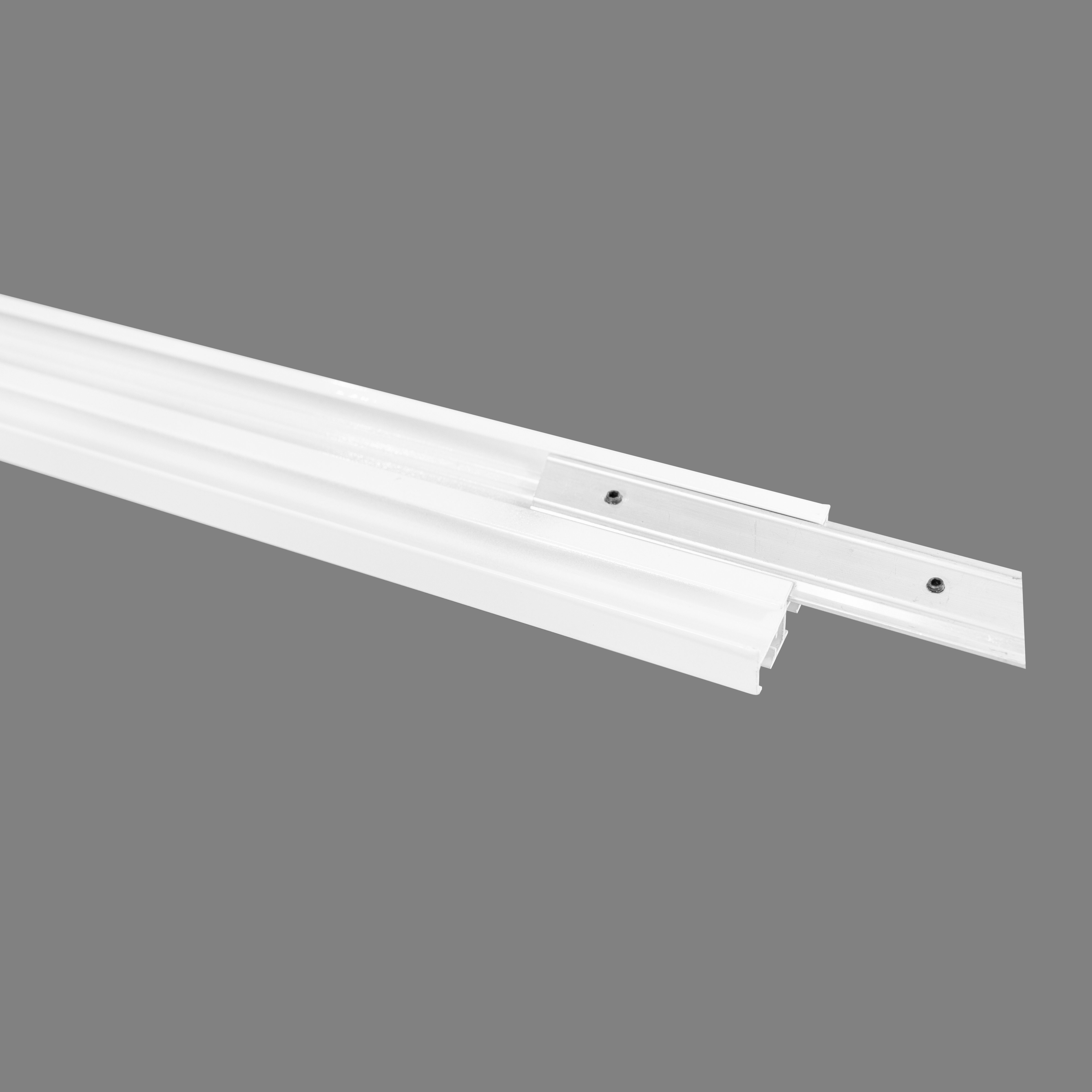 Vorhangschiene Flächenprofil SP Set, 3-läufig, Innenlauf, SN DECO GROUP, Fixmaß, Verschraubt