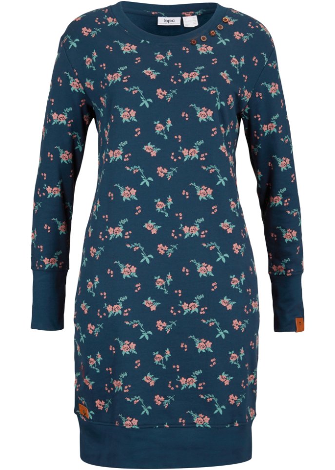 Sweatkleid, bedruckt