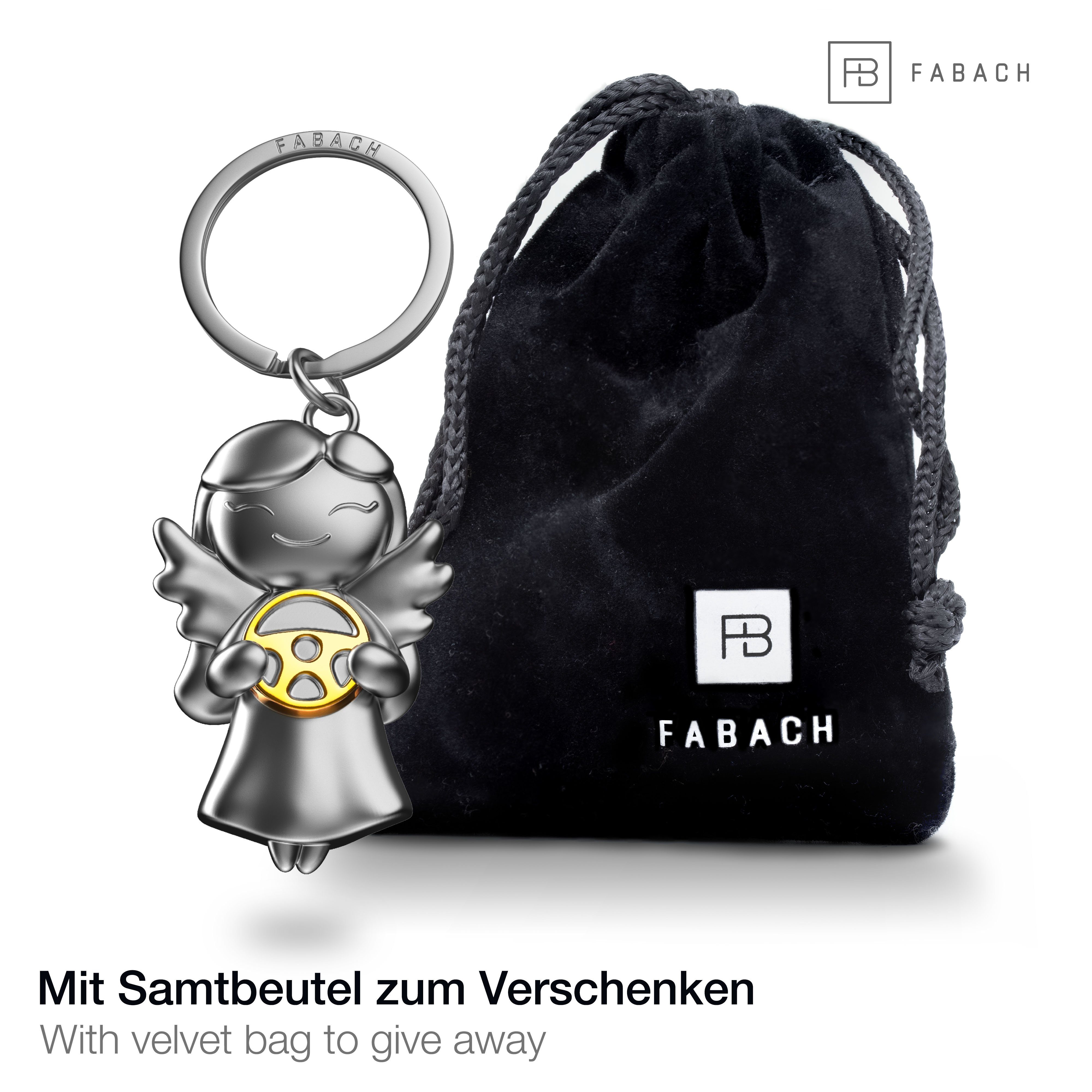 FABACH Schlüsselanhänger Schutzengel 