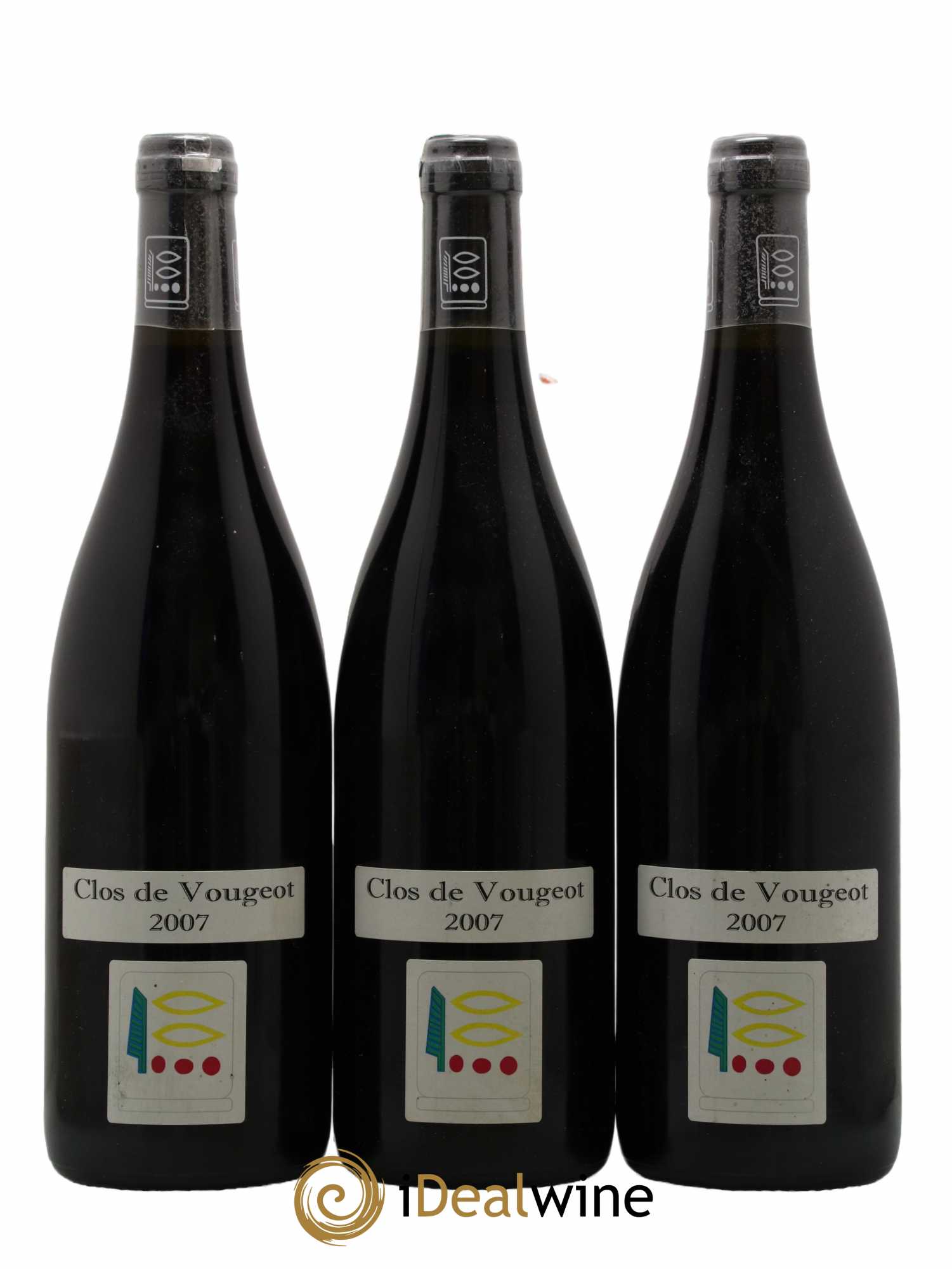 Clos de Vougeot Grand Cru Prieuré Roch  2007 - Lot de 3 Bouteilles