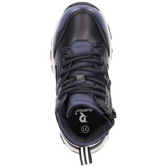 Rushour Schnür Boots in blau