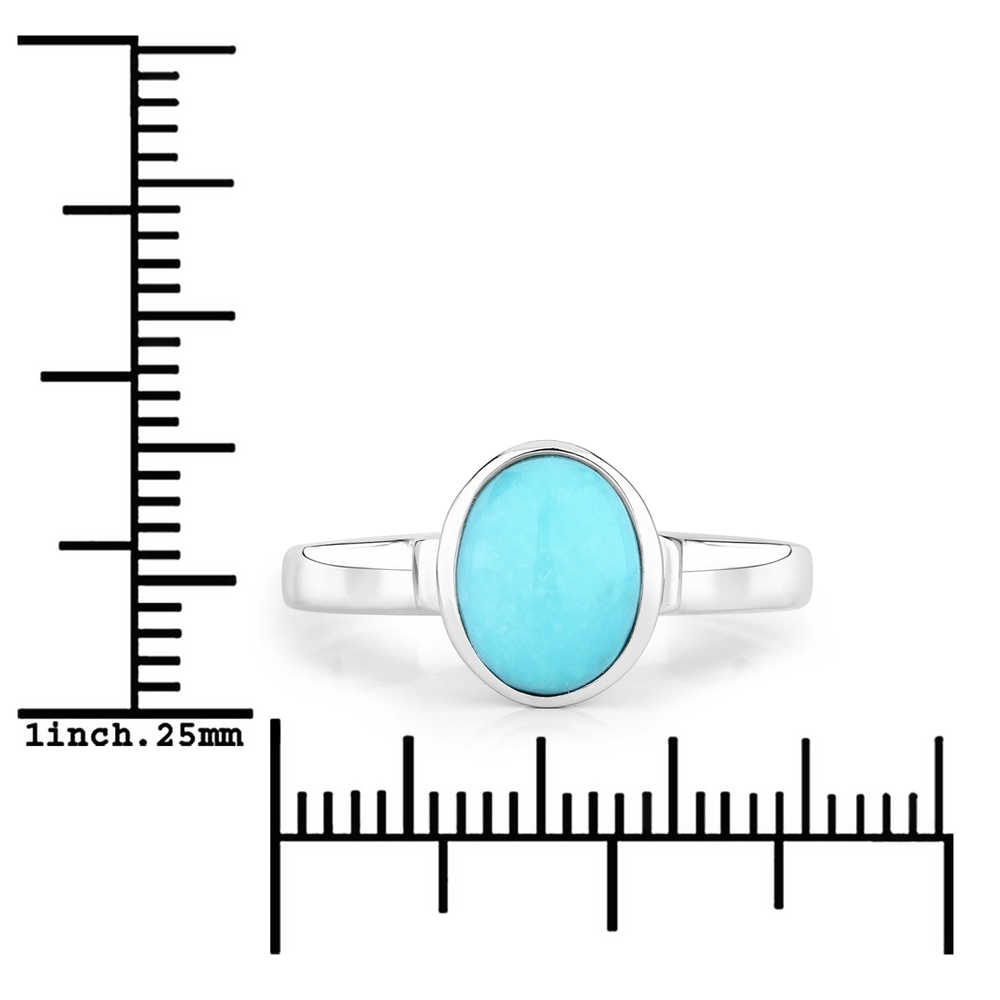 Rafaela Donata Bague Argent sterling Turquoise en Argent Bague