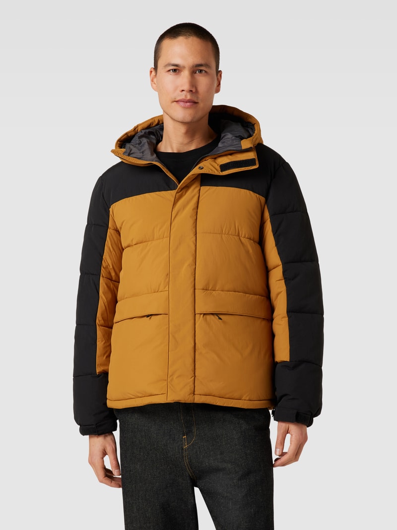 Parka mit Colour-Blocking-Design Modell 'dolipa' in gold