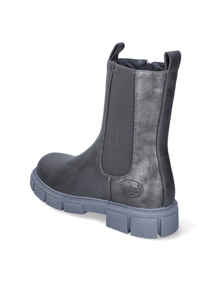 Dockers by Gerli Chelsea Boots in Grau günstig kaufen
