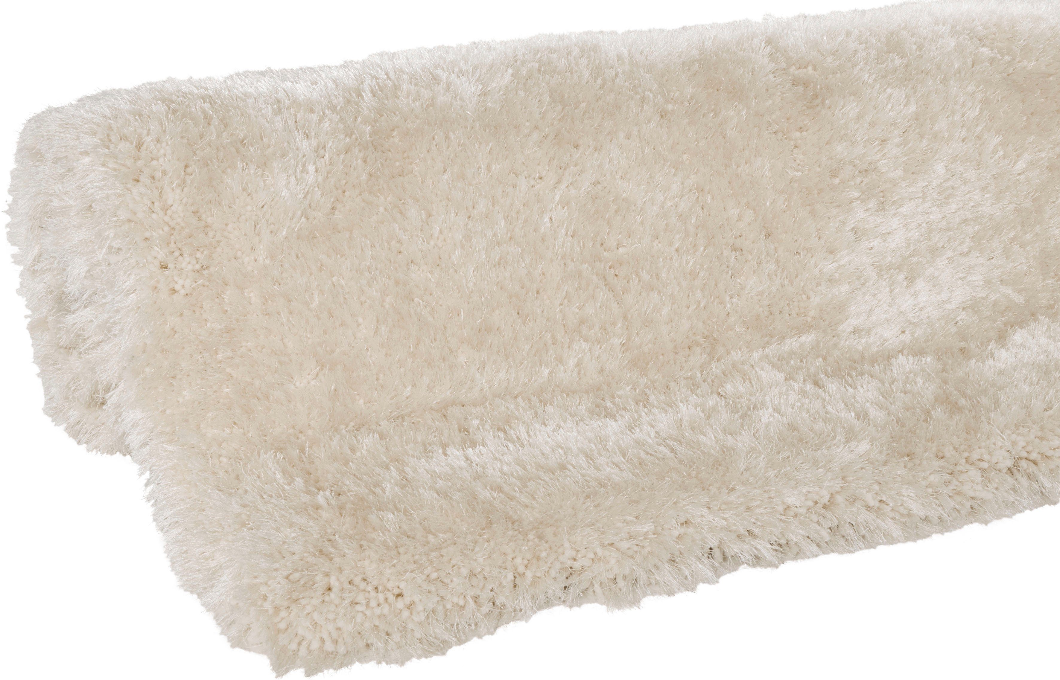 Hochflor-Läufer Micro exclusiv Teppich, Guido Maria Kretschmer Home&Living, rechteckig, Höhe: 78 mm, weich, Mikrofaser, unifarben, Schlafzimmer, Wohnzimmer, Esszimmer