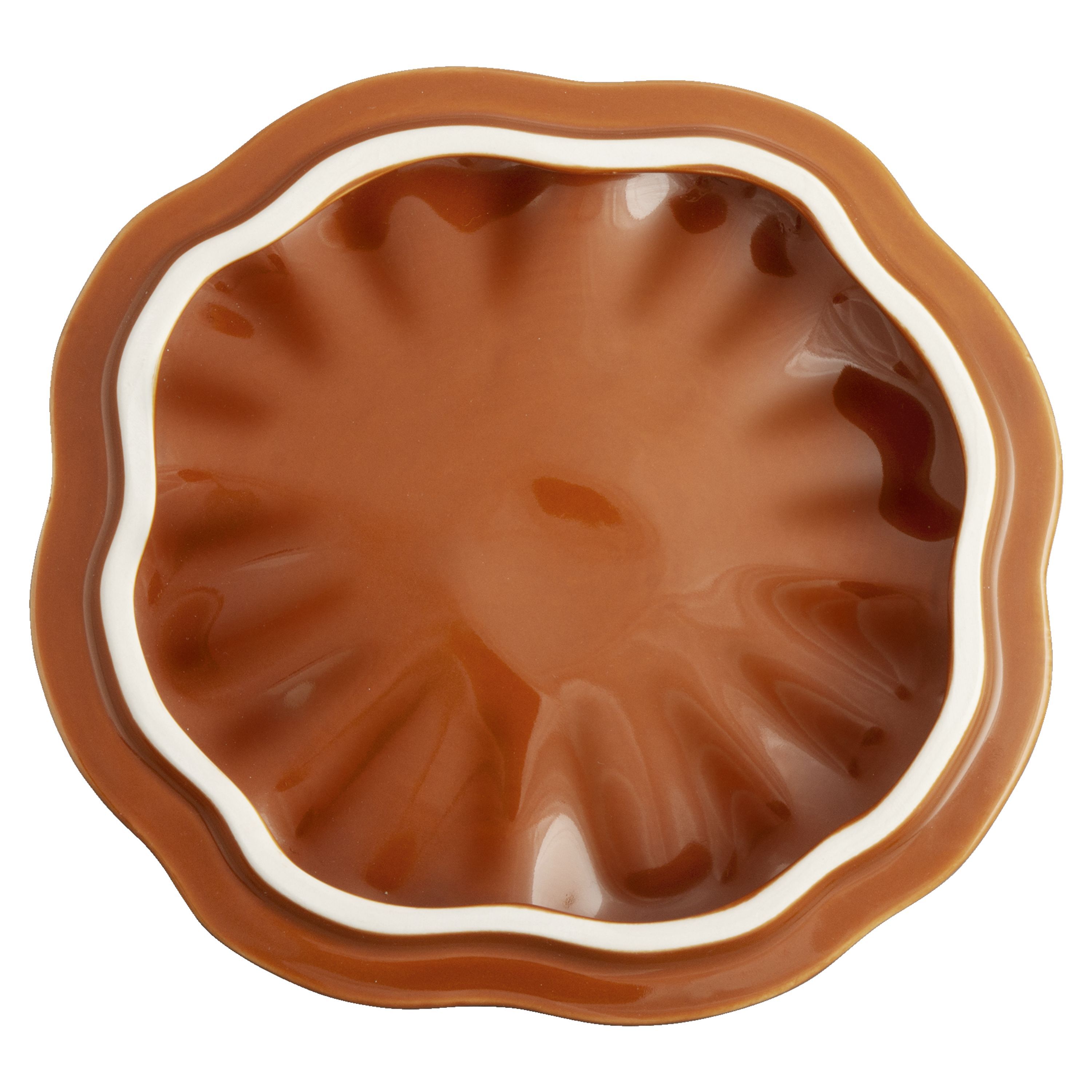 Cocotte 15 cm, Kürbis, Zimt, Keramik