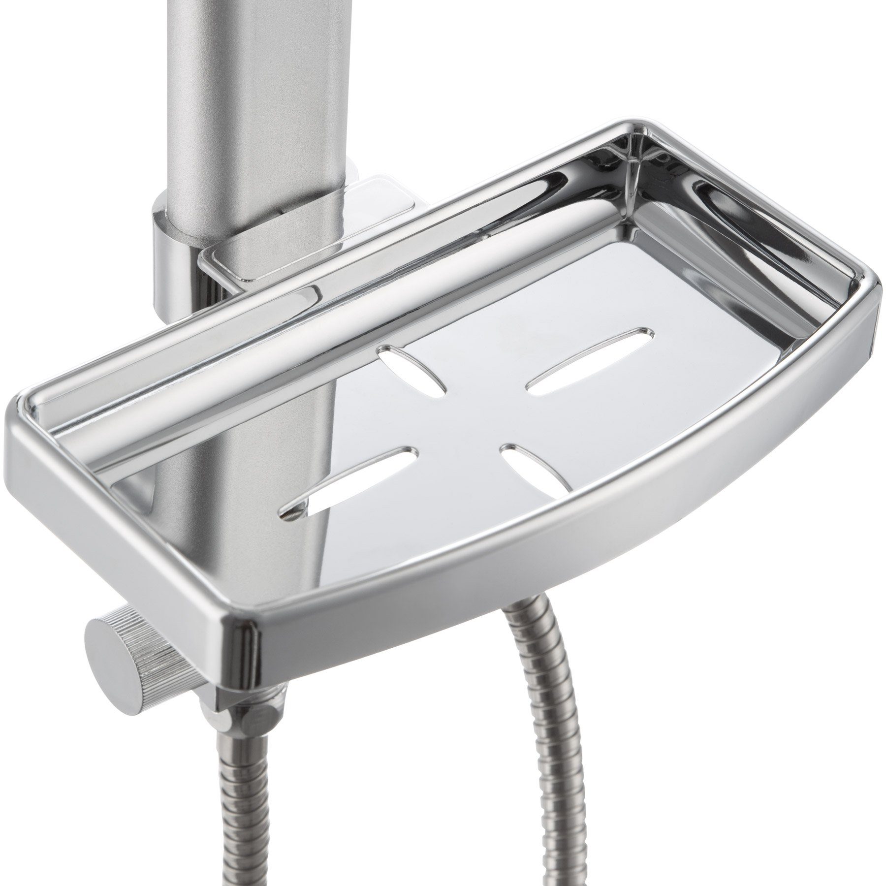 tectake Duscharmatur Duschsystem Regendusche mit Handbrause und