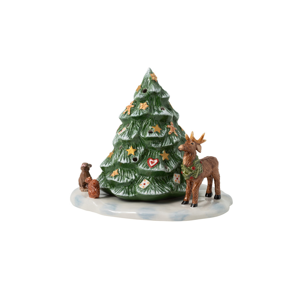 Villeroy & Boch Sapin de Noël avec animaux de la forêt Christmas Toys Décoration