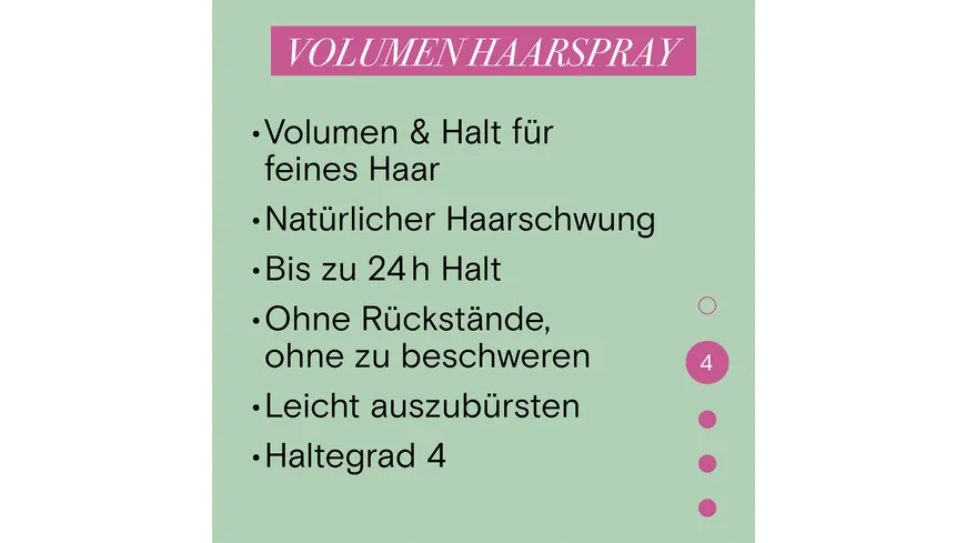TAFT Haarspray Volumen feines Haar 250 ml Haltegrad 4 - starker Halt 250 ml