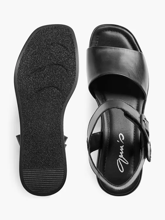 5th Avenue Leder Keilsandalette