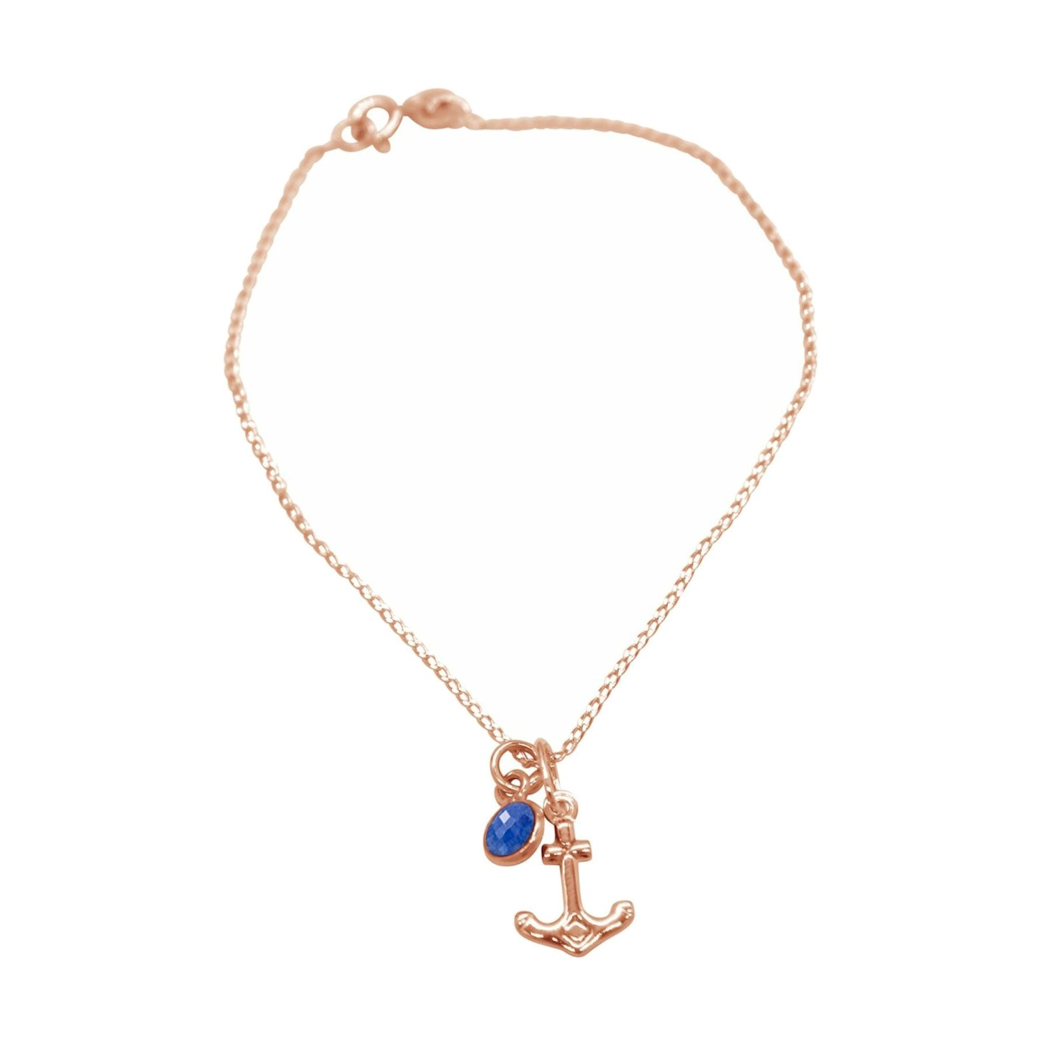 Armband 'Anker - Saphir'