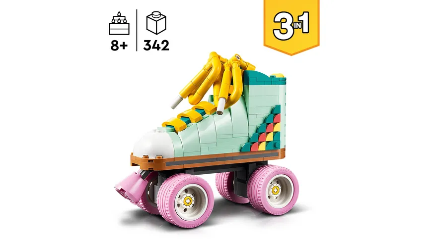 LEGO Creator 3in1 31148 Rollschuh